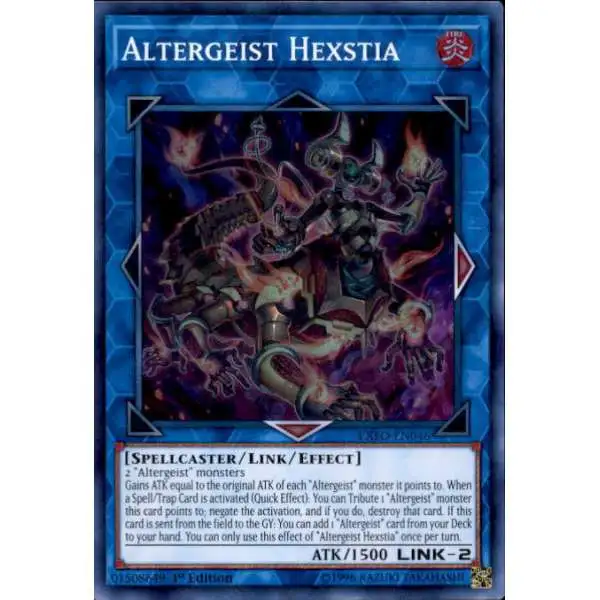YuGiOh Trading Card Game Extreme Force Super Rare Altergeist Hexstia EXFO-EN046