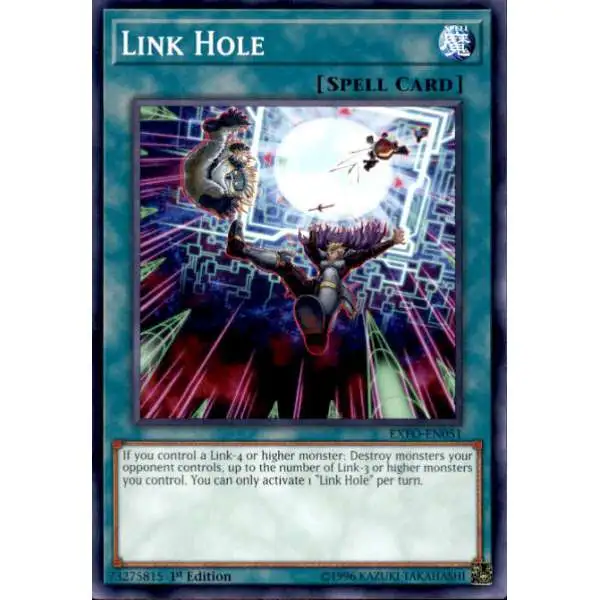 YuGiOh Trading Card Game Extreme Force Common Link Hole EXFO-EN051