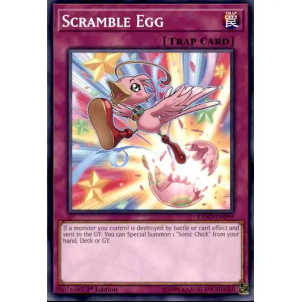 YuGiOh Trading Card Game Extreme Force Common Scramble Egg EXFO-EN099