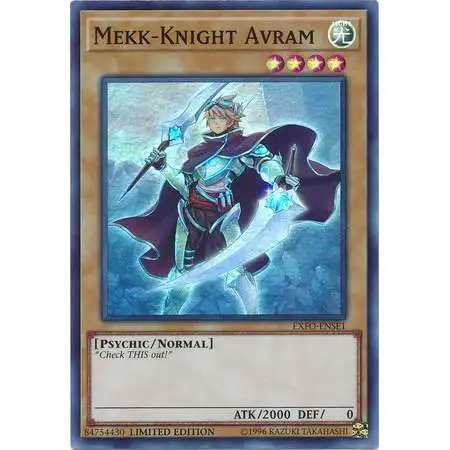 YuGiOh Trading Card Game Extreme Force Super Rare Mekk-Knight Avram EXFO-ENSE1