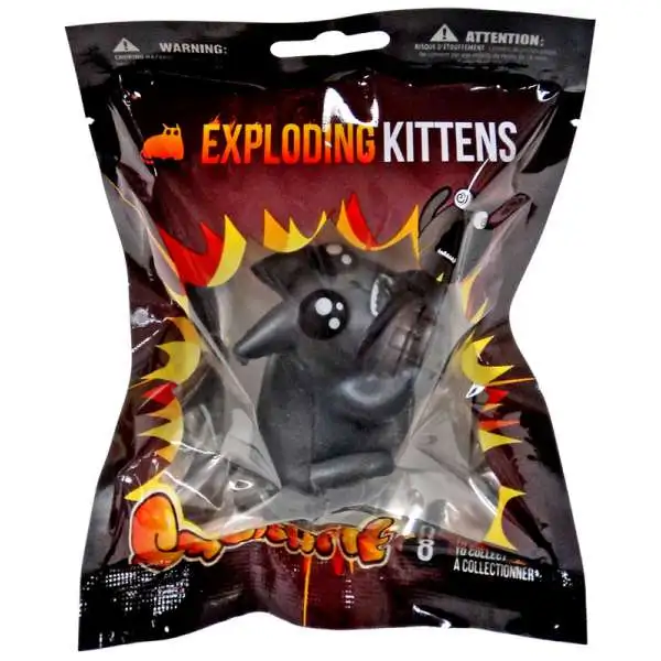 Exploding Kittens SquishMe Grenade Kitten Squeeze Toy