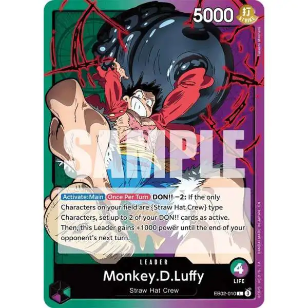 One Piece Trading Card Game Extra Booster Anime 25th