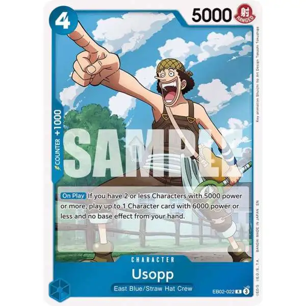 One Piece Trading Card Game Extra Booster: Anime 25th Collection Rare Usopp EB02-022