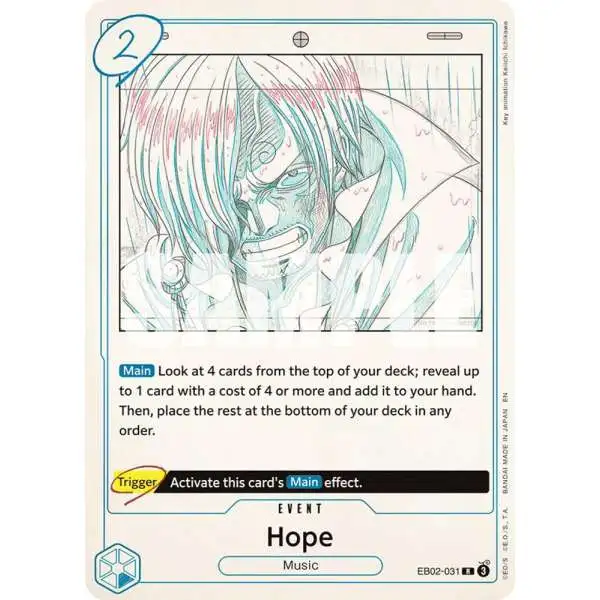 One Piece Trading Card Game Extra Booster: Anime 25th Collection Rare Hope EB02-031