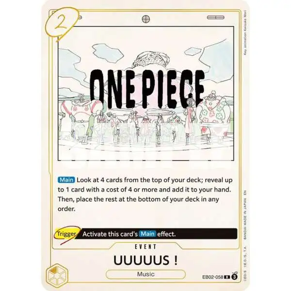 One Piece Trading Card Game Extra Booster: Anime 25th Collection Rare UUUUUS! EB02-058