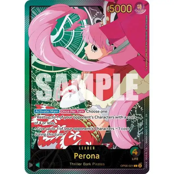 One Piece Trading Card Game Extra Booster: Anime 25th Collection Leader Perona OP06-021 [SPR]