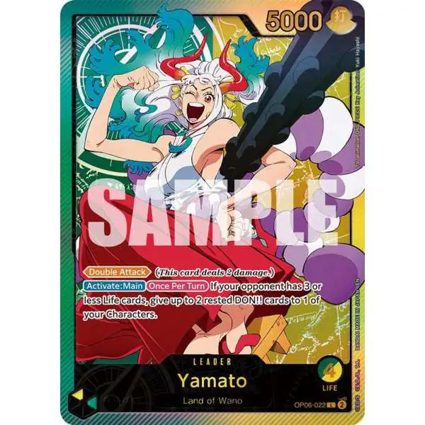 One Piece Trading Card Game Extra Booster: Anime 25th Collection Leader Yamato OP06-022 [SPR]