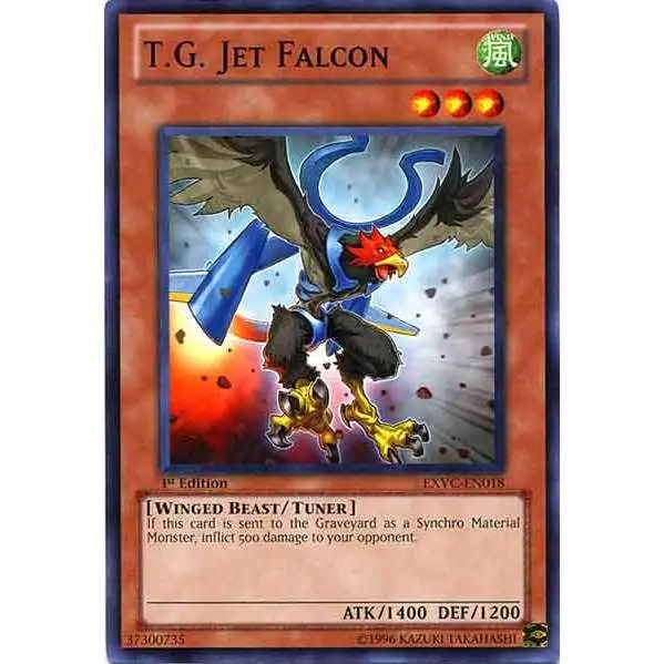 YuGiOh YuGiOh 5D's Extreme Victory Common T.G. Jet Falcon EXVC-EN018