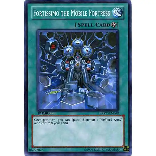 YuGiOh YuGiOh 5D's Extreme Victory Common Fortissimo the Mobile Fortress EXVC-EN049