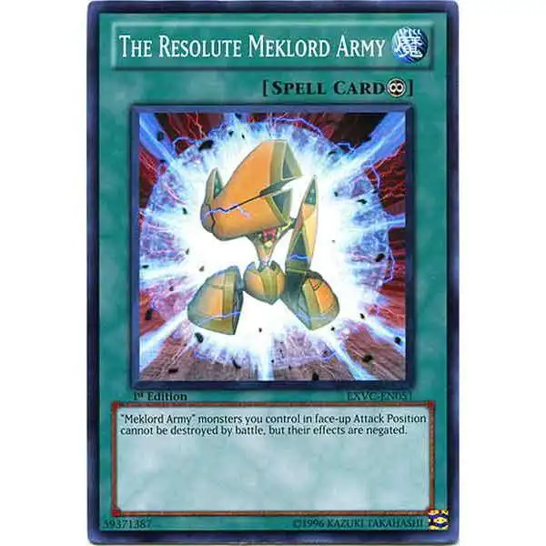 YuGiOh YuGiOh 5D's Extreme Victory Common The Resolute Meklord Army EXVC-EN051