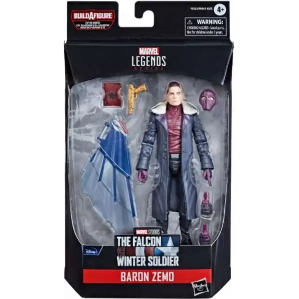 The Falcon and the Winter Soldier Marvel Legends Captain America Flight Gear Series Baron Zemo Action Figure [Disney Plus]