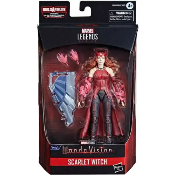 WandaVision Marvel Legends Captain America Flight Gear Series Scarlett Witch Action Figure [WandaVision, Damaged Package]