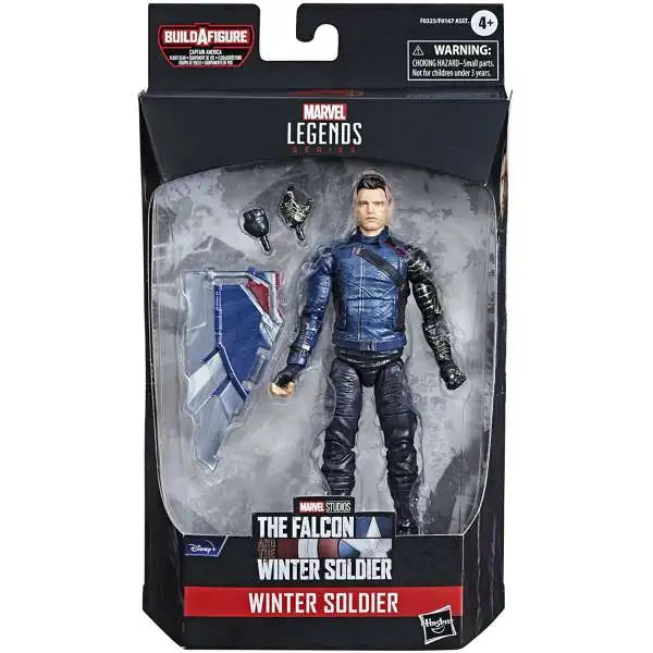 The Falcon and the Winter Soldier Marvel Legends Captain America Flight Gear Series Winter Soldier Action Figure [Disney Plus]