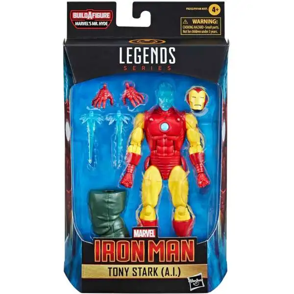 Iron Man Marvel Legends Mr. Hyde Series Tony Stark (A.I.) Action Figure [Damaged Package]