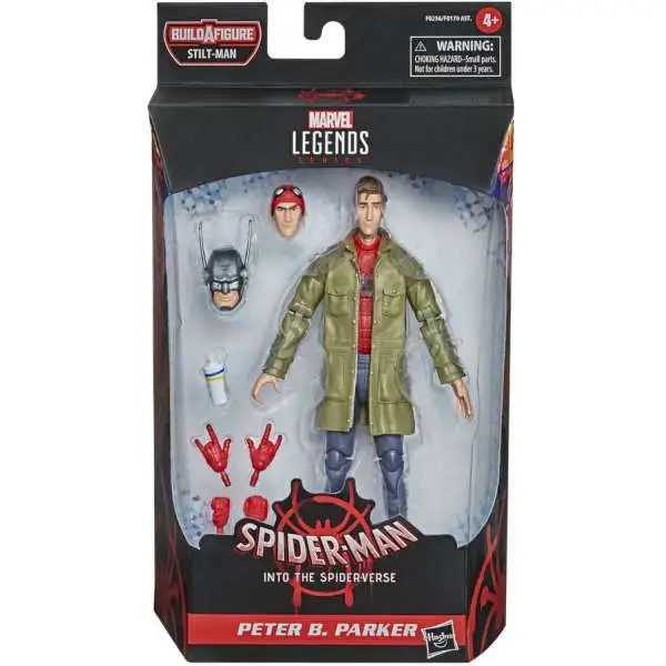 Spider-Man Into the SpiderVerse Marvel Legends Stilt-Man Series Peter B. Parker Action Figure