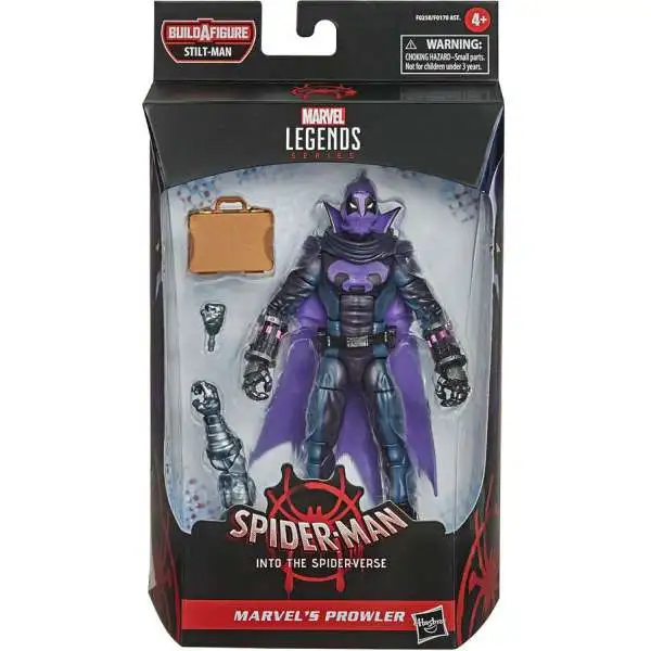 Spider-Man Into the SpiderVerse Marvel Legends Stilt-Man Series Prowler Action Figure