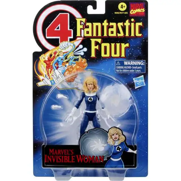 Fantastic Four Marvel Legends Vintage Series Invisible Woman Action Figure