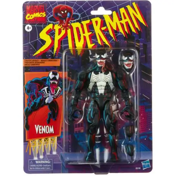 Spider-Man Marvel Legends Retro Series Venom Action Figure (Pre-Order ships January)