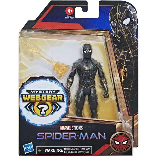 Marvel Spider-Man 3 Movie Spider-Man Black & Gold Suit Basic Action Figure