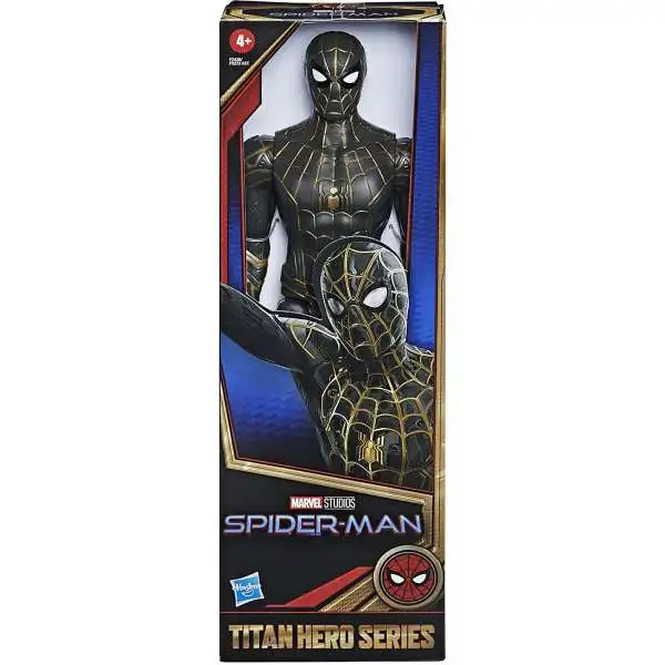 Marvel Spider-Man 3 Movie Titan Hero Series Black & Gold Suit Spider-Man Action Figure