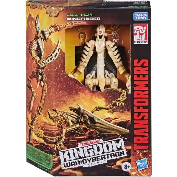 Transformers Generations Kingdom: War for Cybertron Trilogy Wingfinger Deluxe Action Figure WFC-K25