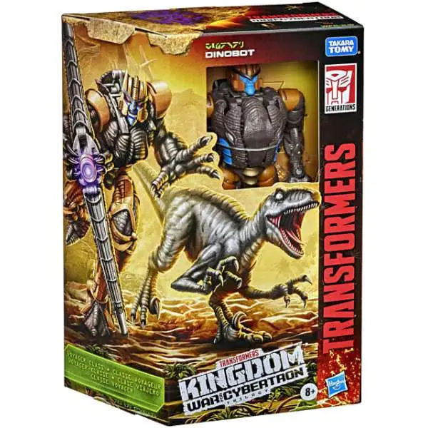 Transformers Generations Kingdom: War for Cybertron Dinobot Voyager Action Figure