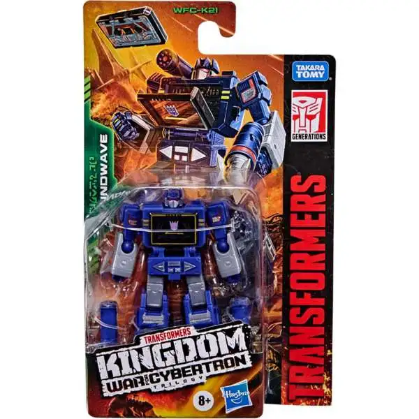 Transformers Generations Kingdom: War for Cybertron Soundwave Core Action Figure WFC-K21 [2022]