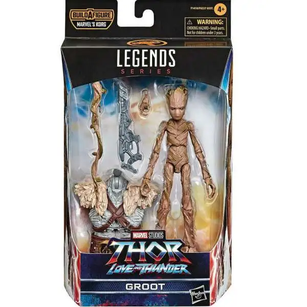 Thor: Love & Thunder Marvel Legends Korg Series Groot Action Figure [Damaged Package]