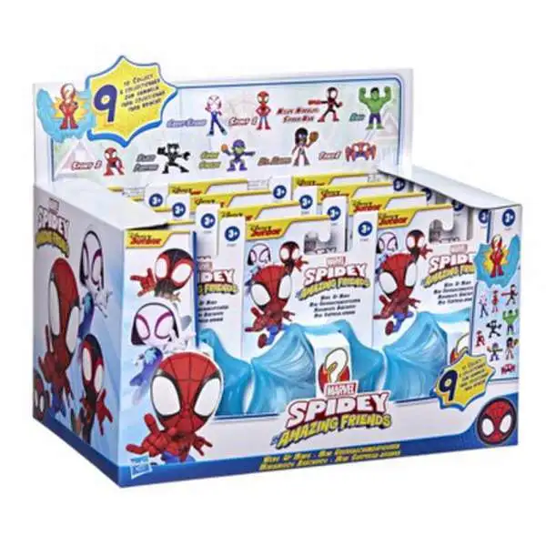 Marvel Spidey & His Amazing Friends Webs Up Minis Mystery Box [12 Packs]