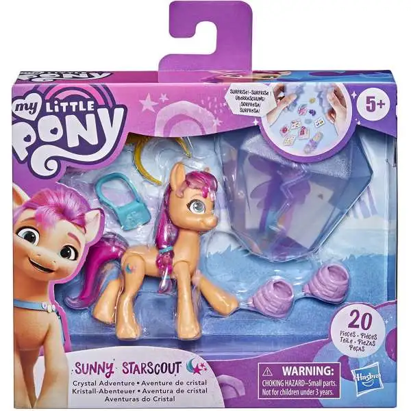 My Little Pony Crystal Adventure Ponies Sunny Starscout Figure