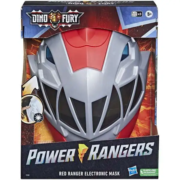 Power Rangers Dino Fury Red Ranger Electronic Mask Role Play Toy