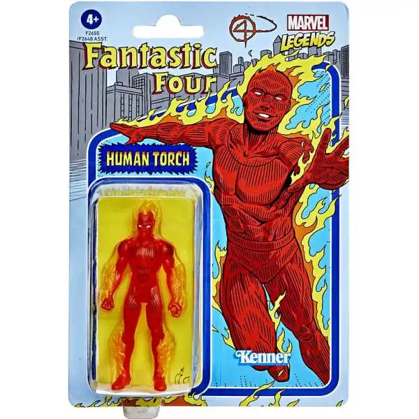 Marvel Legends Retro Series Human Torch Action Figure