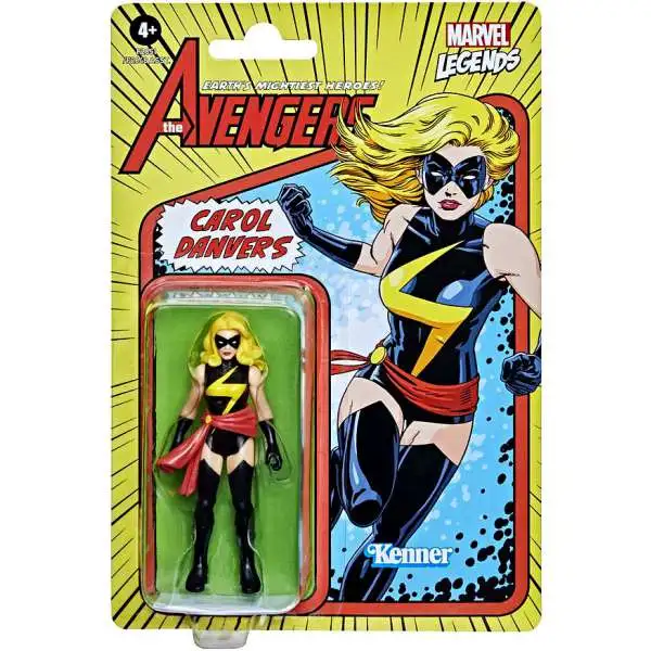 Marvel Legends Retro Series Carol Danvers Action Figure