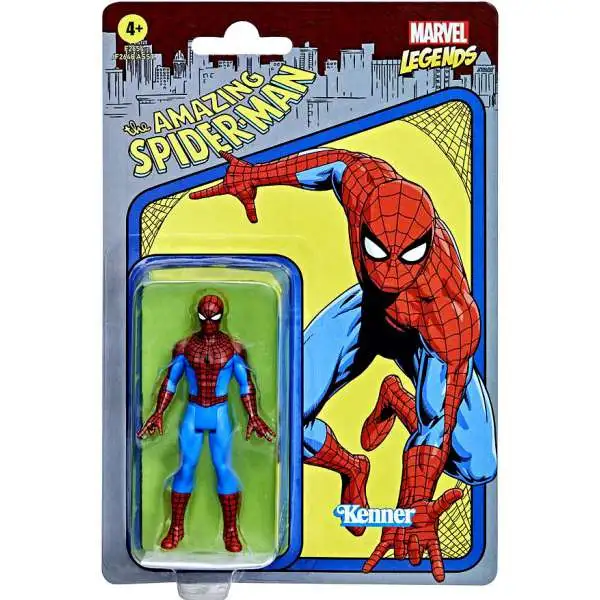 2021 Marvel Legends Retro Series Wave 1 Spider-Man Action Figure