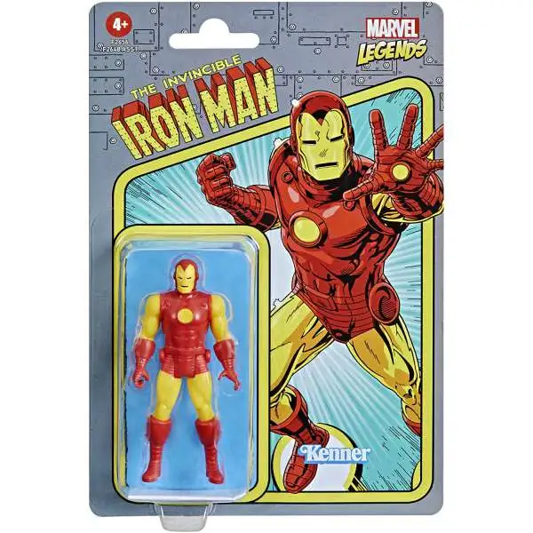 Marvel Legends Retro Series Iron Man Action Figure [Damaged Package]