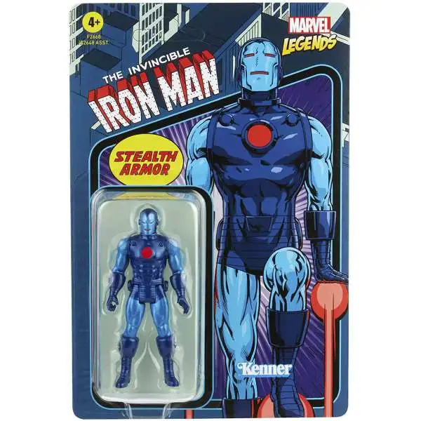 2021 Marvel Legends Retro Collection Wave 4 Stealth Suit Iron Man Action Figure