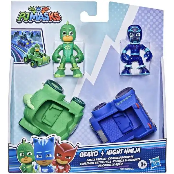 Disney Junior PJ Masks Hero Vs Villain Gekko vs. Night Ninja Battle Pack