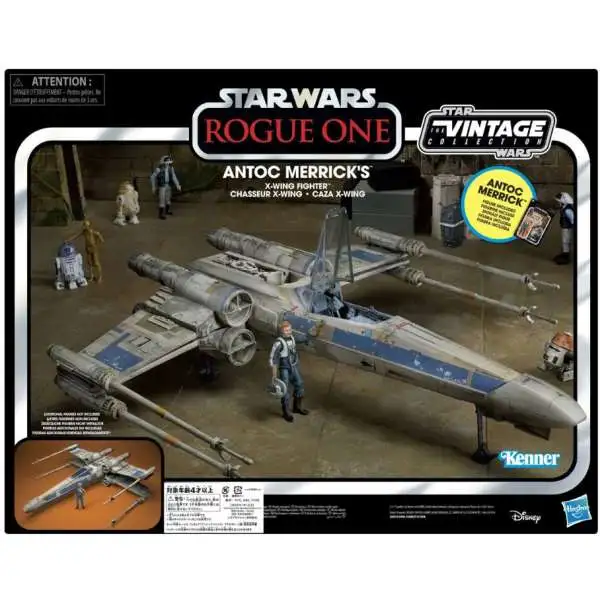 Star Wars Rogue One Vintage Collection Antoc Merrick's X-Wing Fighter 3.75-Inch Vehicle (Pre-Order ships November)