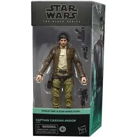 2016 Star Wars Black Series 6 inch Rogue One #23 Captain Cassian Andor In Hand 