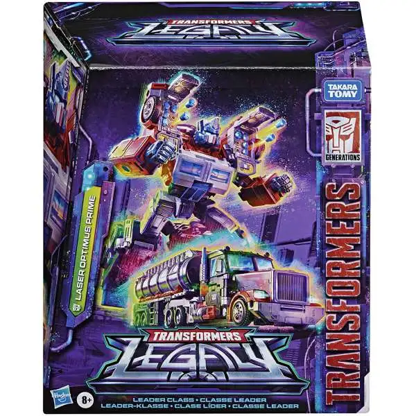 Transformers Generations Legacy Laser Optimus Prime Leader Action Figure