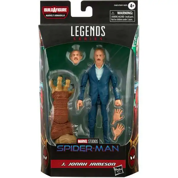 Spider-Man No Way Home Marvel Legends Armadillo Series J Jonah Jameson Action Figure [Loose]