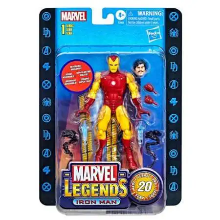 Marvel Legends 20th Anniversary Retro Collection Iron Man Action Figure