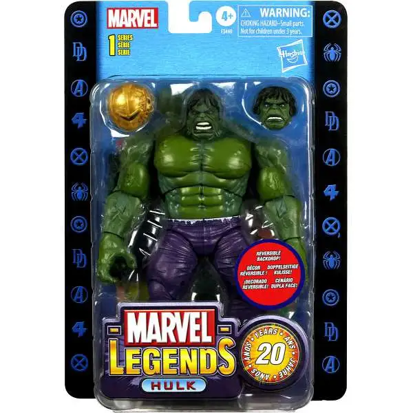 Marvel Legends 20th Anniversary Retro Series Hulk Action Figure