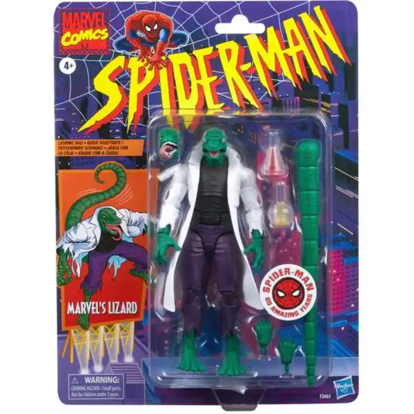 Spider-Man Marvel Legends Retro Series Lizard Action Figure (Pre-Order ships January)