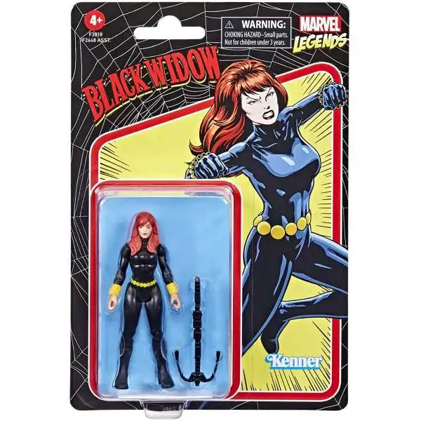 Marvel Legends Retro Series Black Widow Action Figure [2022]