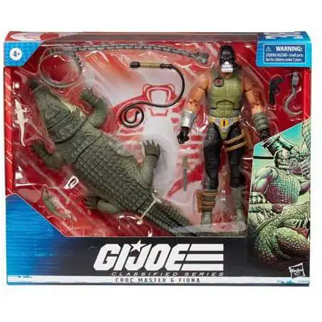 GI Joe Croc Master & Fiona (Crocodile) Action Figure