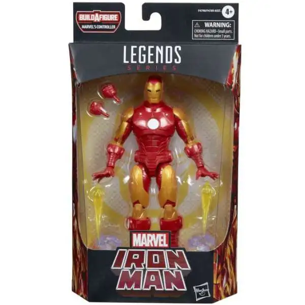The Avengers Marvel Legends Controller Series Iron Man Action Figure [Model 70 Armor, Damaged Package]