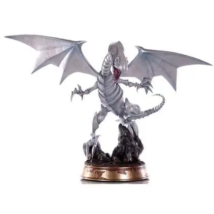 YuGiOh Blue-Eyes White Dragon 14-Inch Collectible PVC Statue [White Variant]