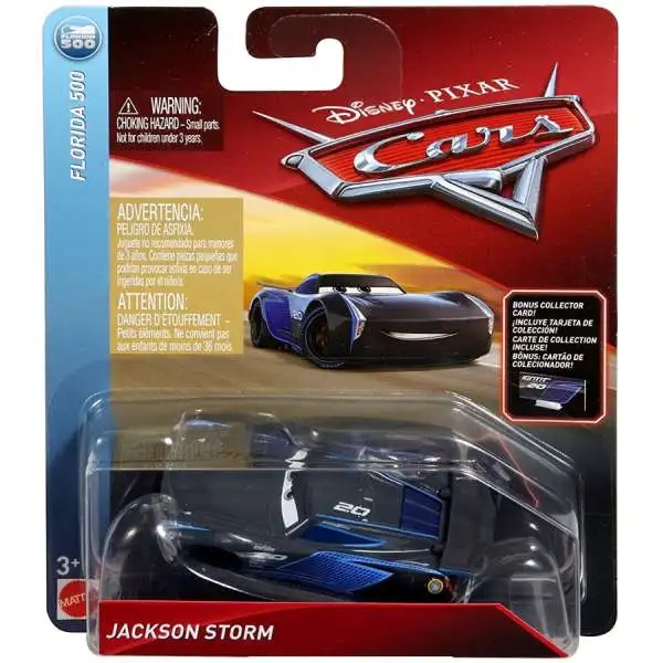 Disney / Pixar Cars Cars 3 Florida 500 Jackson Storm Diecast Car [Loose]