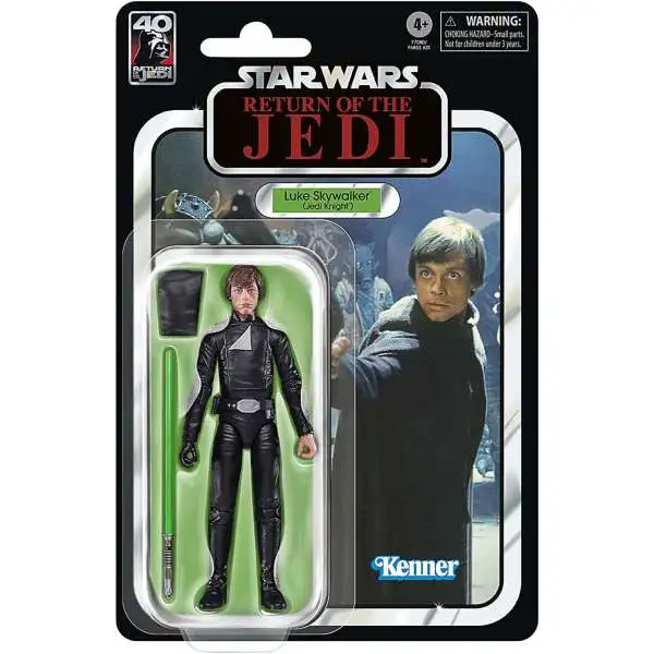 Star Wars Return of the Jedi Black Series Luke Skywalker (Jedi Knight) Action Figure [40th Anniversary] (Pre-Order ships August)